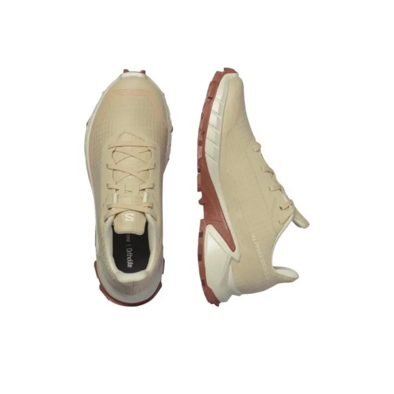 SALOMON ALPHACROSS 5 Anti-Slip Wear-Resistant Low-Top Running Shoes Women's Brown-2