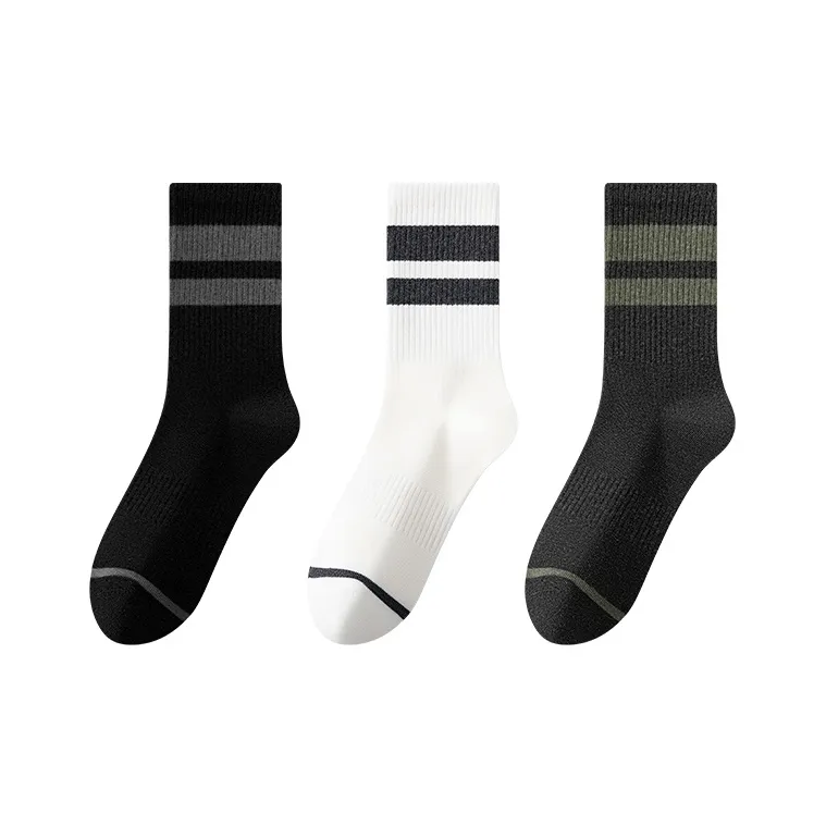 Caramella Mid Calf Socks Men's Combo Set-9