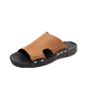 XIMO BULL Rubber Sole Abrasion-Resistant Cushioning Slide Slippers Men's