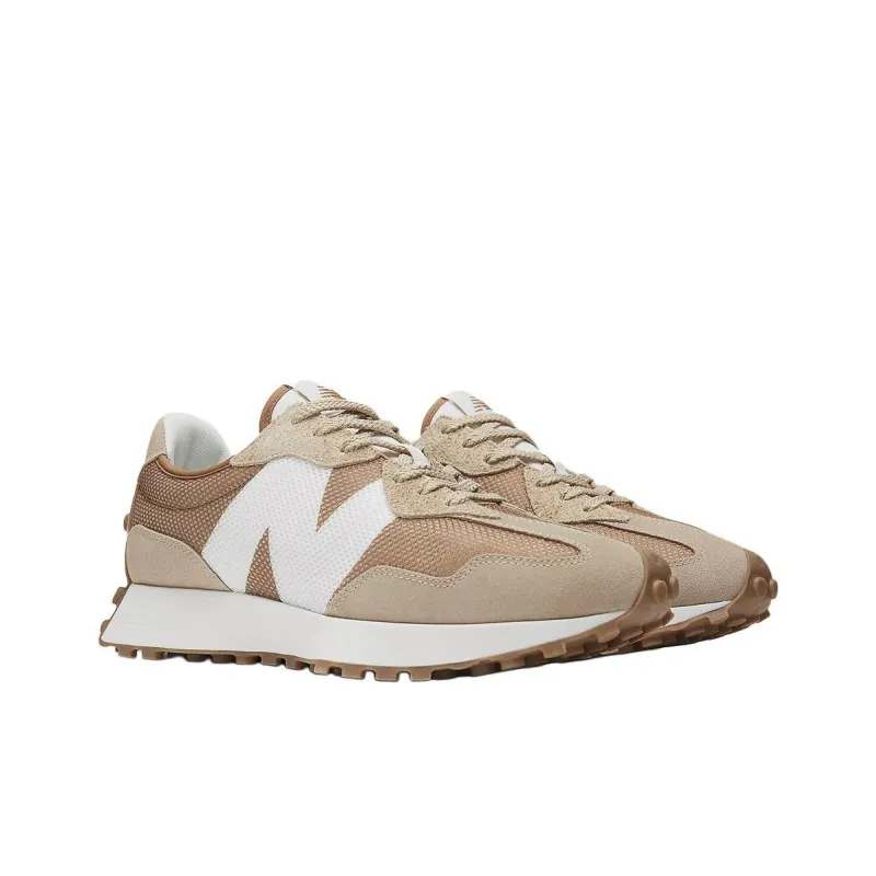 New Balance NB 327 Anti Slip Wear Resistant Low Top Casual City Commute Running Shoes Men's Brown-4