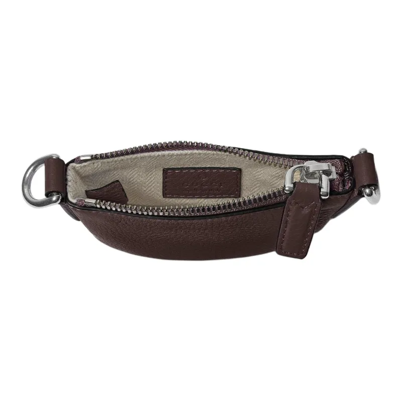 GUCCI Leather Crossbody Bag Shoulder Bag Extra Mini Men's Dark Brown-4