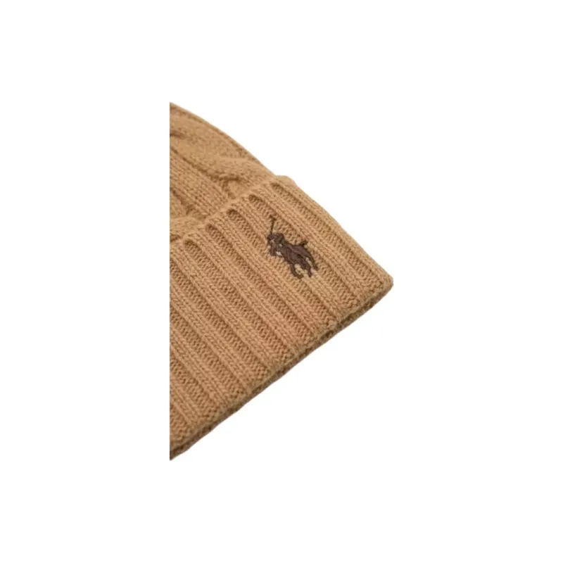 Polo Ralph Lauren Pony Embroidered Cable Knit Beanie-4