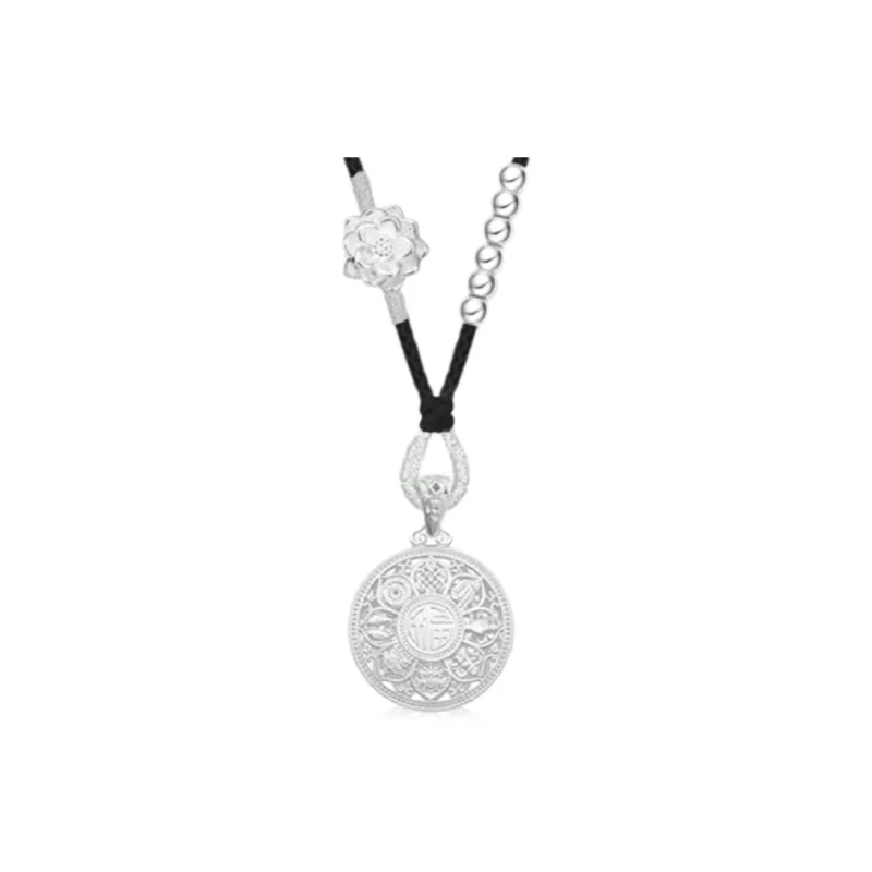 Kim Ka Fook 990 Silver Necklaces Women's-3