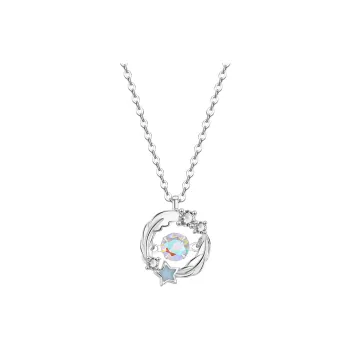 CLARKIA FLOWER S999 Fine Silver Necklaces Women's