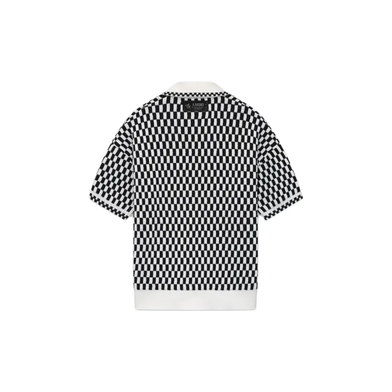 AMIRI Checkered Polo Jumper-1