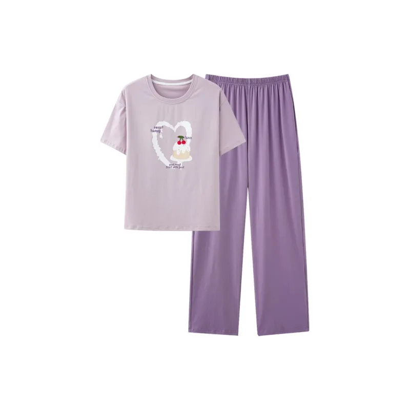GOSO Pajama Set Women's Light Lavender-0