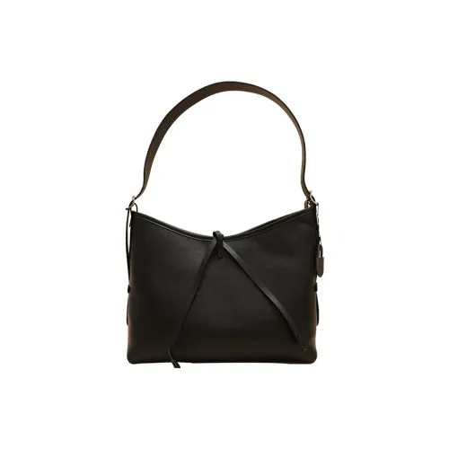 BEMIX PETS Cow Leather Shoulder Bag Women's Black