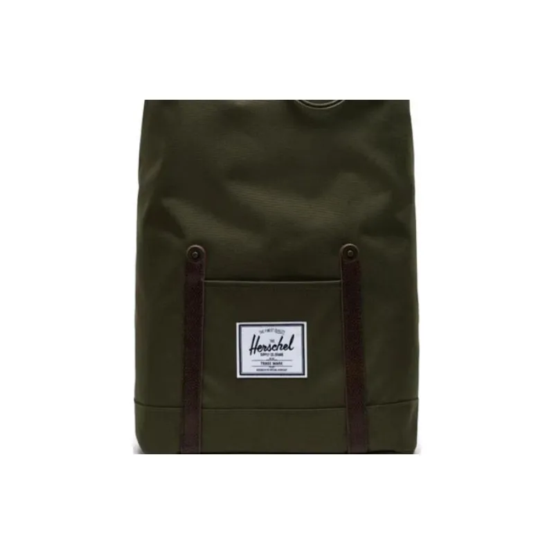 Herschel Polyester Backpack Regular Men's Army Green-4