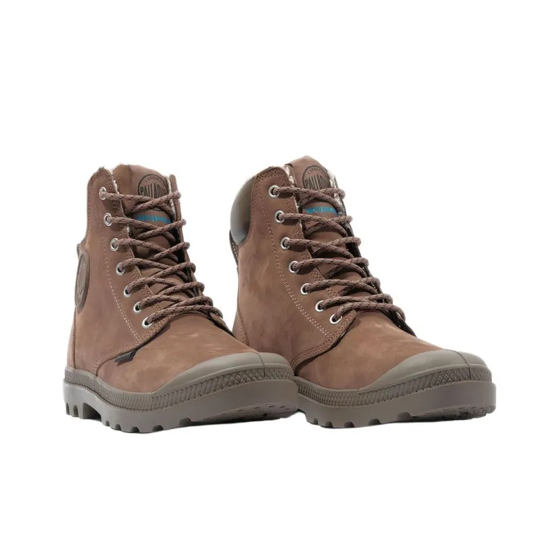 Palladium Pampa Ankle Boots Unisex Brown-4