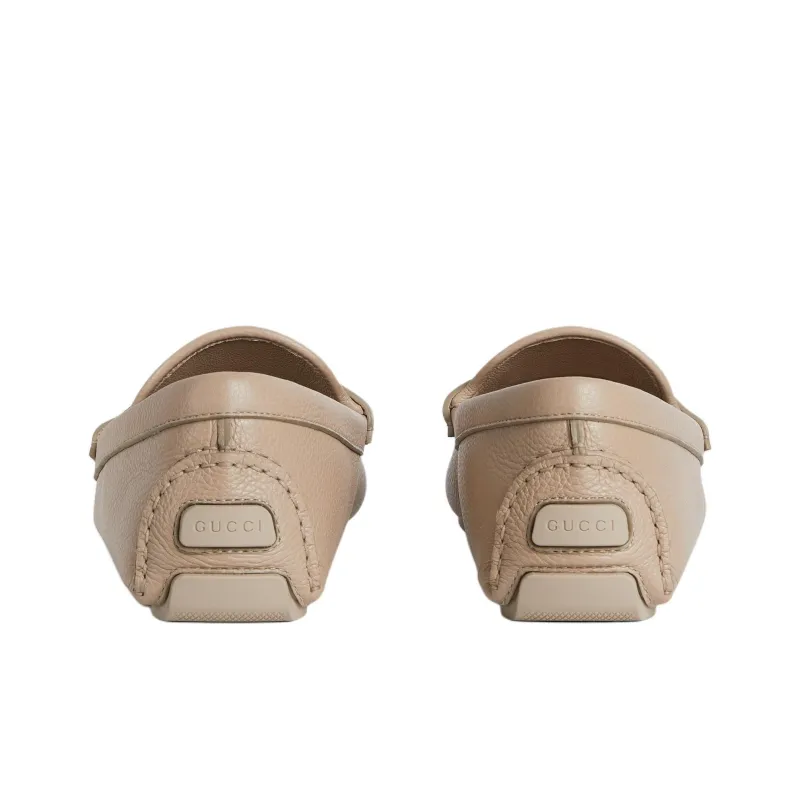 GUCCI Loafers Men's Light Brown-4