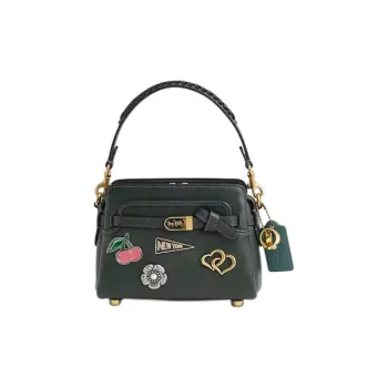COACH Tate Leather Shoulder Bag Crossbody Bag Handbag Small Size Women's Amazon Green