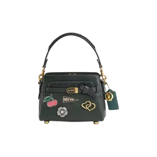 COACH Tate Leather Shoulder Bag Crossbody Bag Handbag Small Size Women's Amazon Green