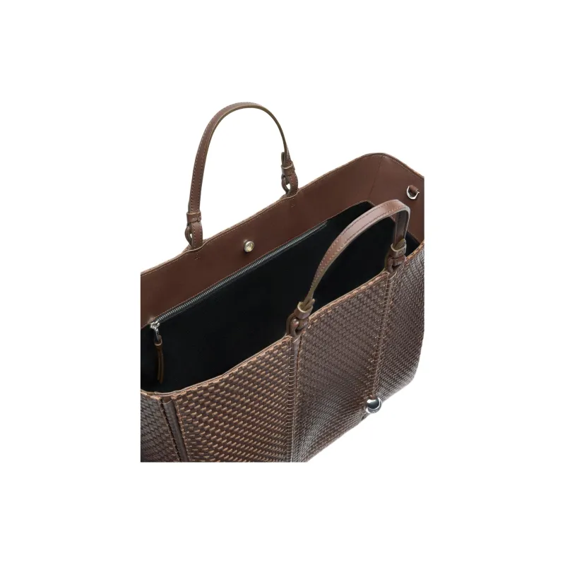 Jacquemus Polyamide Tote Bag, Shopping Bag, Shoulder Bag, Crossbody Bag, Handbag Women's Dark Brown-4