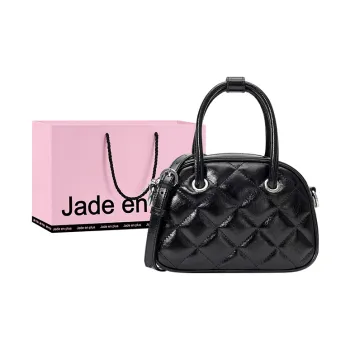 Jade En Plus PU Handbag Regular Women's Tranquil Black/Rime White/Sweet Pink/Vivid Blue