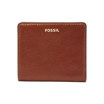 FOSSIL Leather Wallet Women's Medium Brown