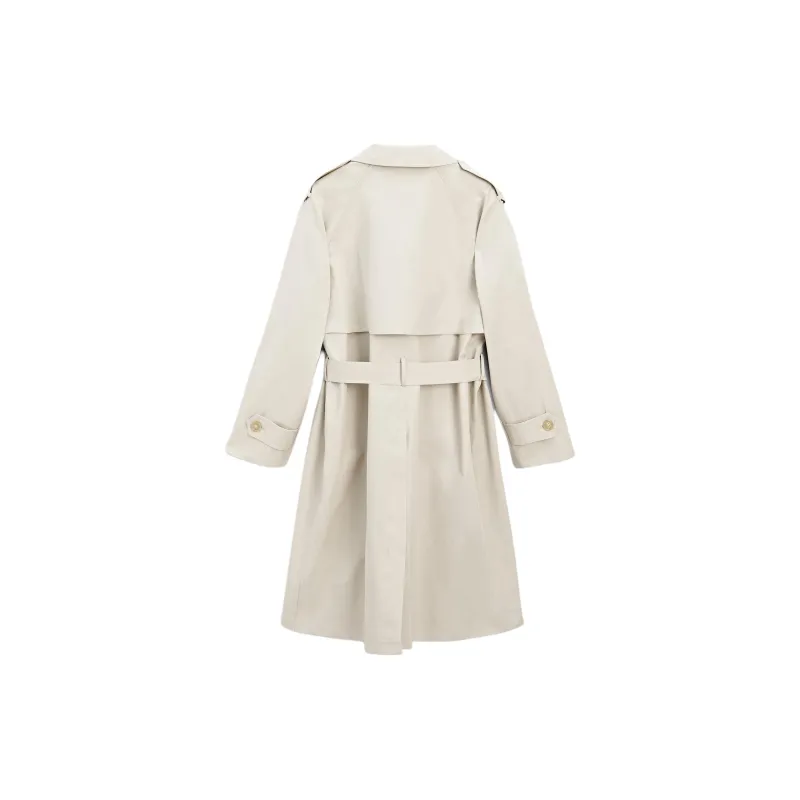 Massimo Dutti Trench Coat Women's Ecru-1