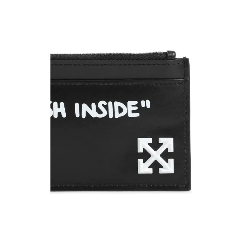 OFF WHITE Slogan print Wallet-3