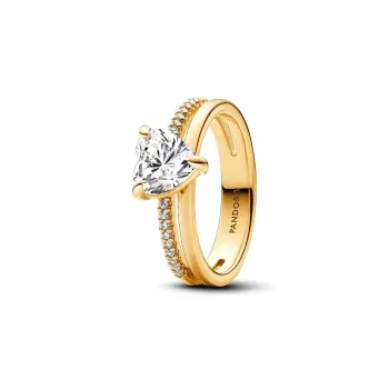 Pandora Metal Gold-Plated 14K Gold Rings Women's Gold