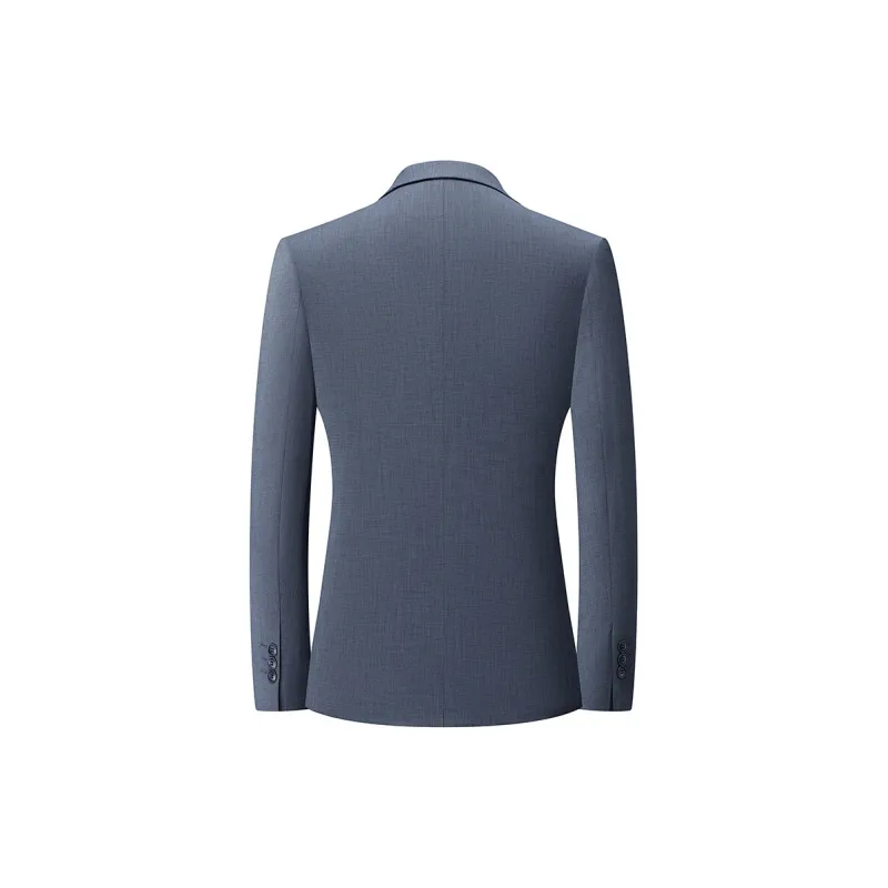 PIERRE CARDIN Business Suit Men's Blue Gray-2