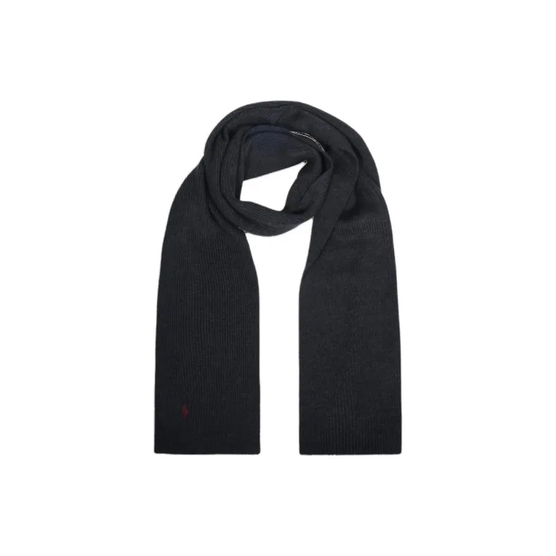 Polo Ralph Lauren Pony Embroidered Ribbed Knit Scarf-1