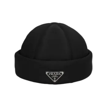 PRADA Nylon Hats & Caps Unisex Black