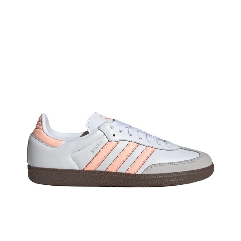 Adidas Samba Og Cloud White Clear Orange Semi Coral Women's-1