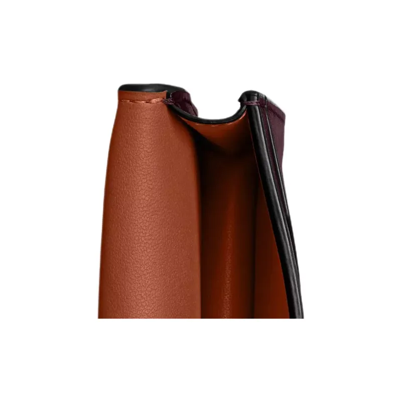 COACH Bandit Calfskin Card Holder Women's Dark Red-2