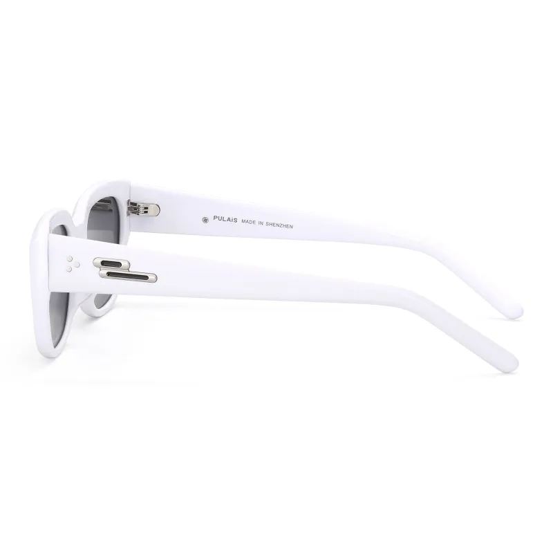 PULAIS TR/Memory Plastic Cat Eye Sunglasses Unisex-1