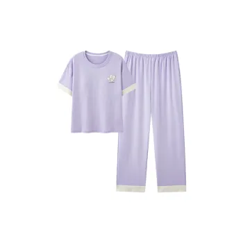 GOSO Pajama Set Women's Light Lavender