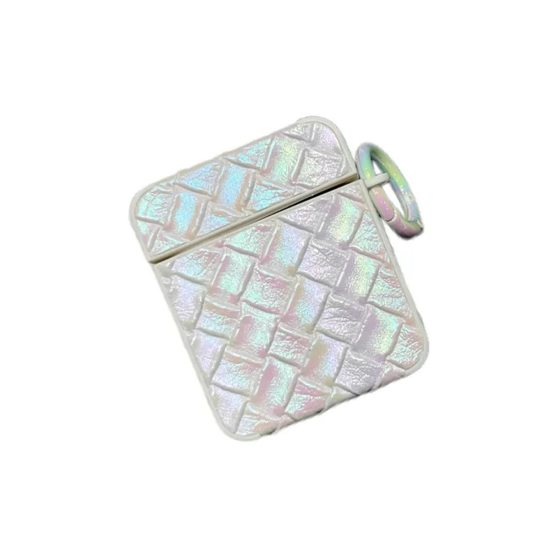 CORBELLATI Compatible With AirPods 1/2/3/Pro 1/2/4th Generation TPU Long Weave Pattern Headphone Cases-5