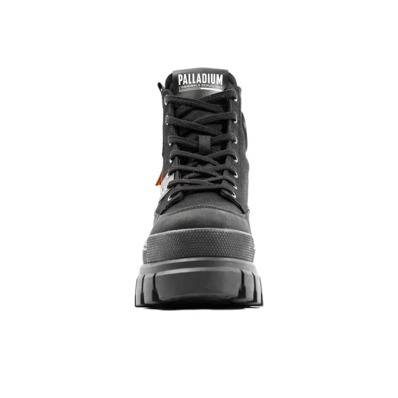 Palladium Revolt Anti-Slip Wear-Resistant Mid-Top Casual Shoes Unisex Black-3