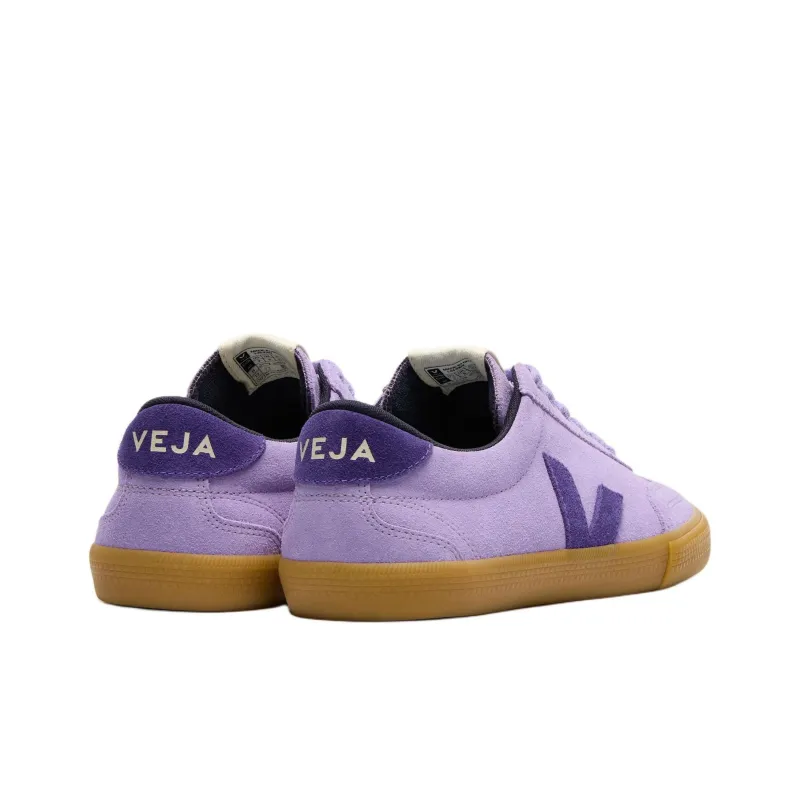 VEJA Volley Low Top Skateboard Shoes Women's Purple-4
