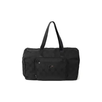Biyin Leufen Fabric Handbag Unisex Black