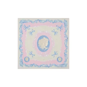 VERSACE Large Cameo Silk Foulard