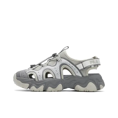 FILA FLUID 5 SANDAL Beach Sandals Women's Brown Silver