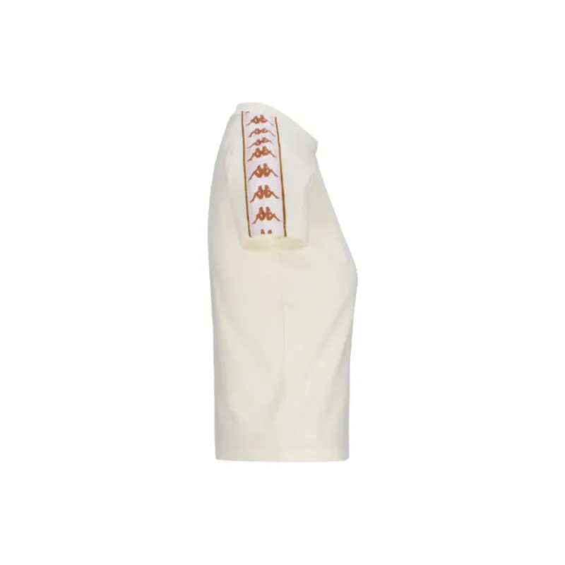 Kappa T Shirts Women's Beige-2