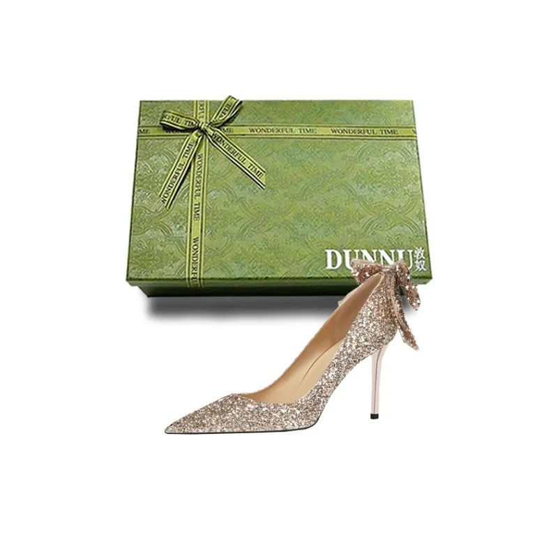 Dunnu Slim Heel High Heels 8cm Women's Box Included-13
