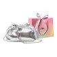 Silver-Shopping Bag