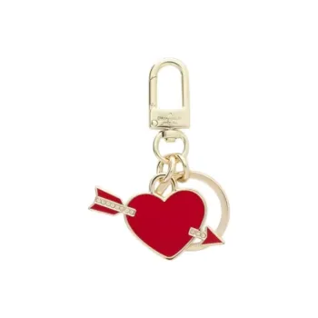 Kate Spade Metal Keychains Unisex Red