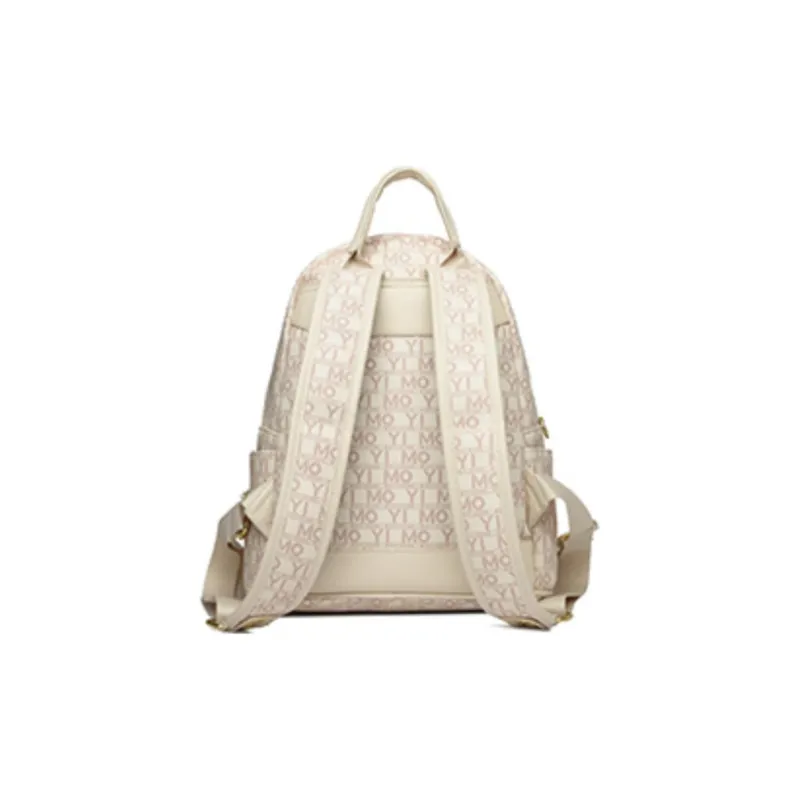 ResNonverba PU Backpack Regular Women's Ecru-3