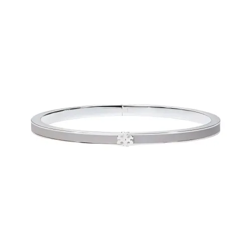 TORY BURCH Enamel Bangles Women's Silver