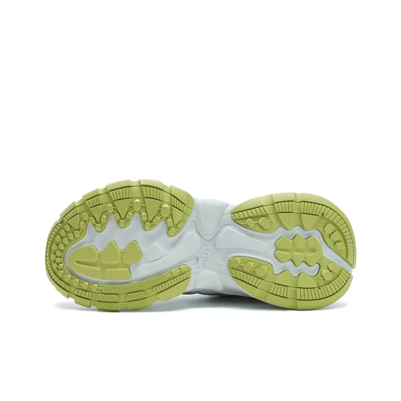FILA TRUFFLE Cushioning Abrasion Resistant Breathable Low Top Running Shoes Men's Gray White-5