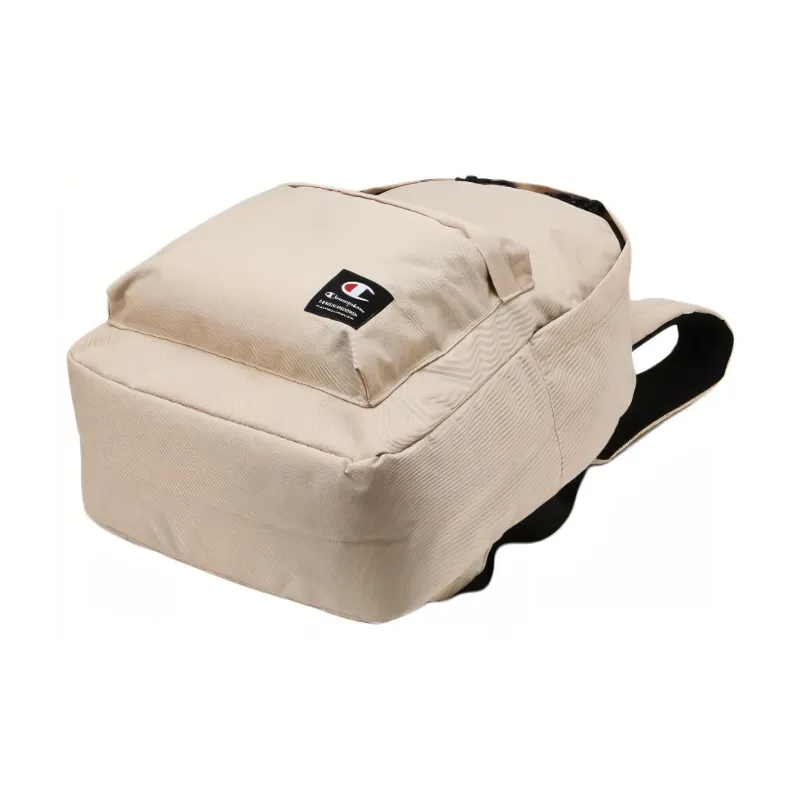 Champion Polyethylene Woven Material With Polyester Backpack Unisex Beige-2