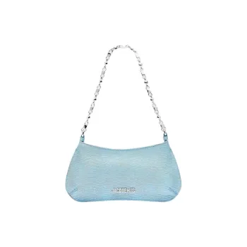 Jacquemus Calfskin Shoulder Bag Small Size Women's Blue