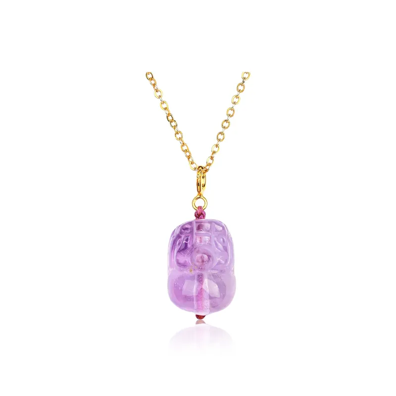 CHINA GOLD Crystal Jade Necklaces Women's-0