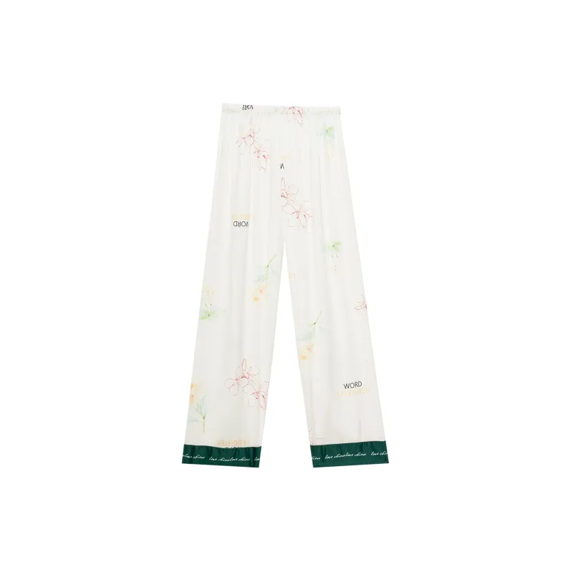 Shanghai Story Pajama Set Women's Pink White-3