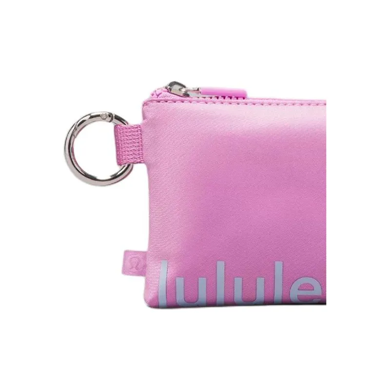 Lululemon Nylon Card Holder Women's Hydrangea Purple & Blue Linen-4