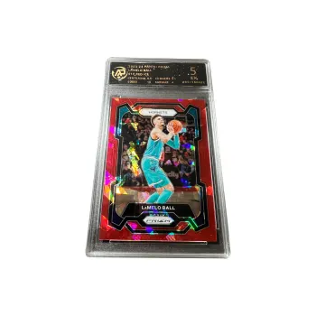 PANINI Hornets Lamelo Ball Triple Red Ice Shatter Holographic Card RPA Player Card Rare Card Graded Cards 1 Pc