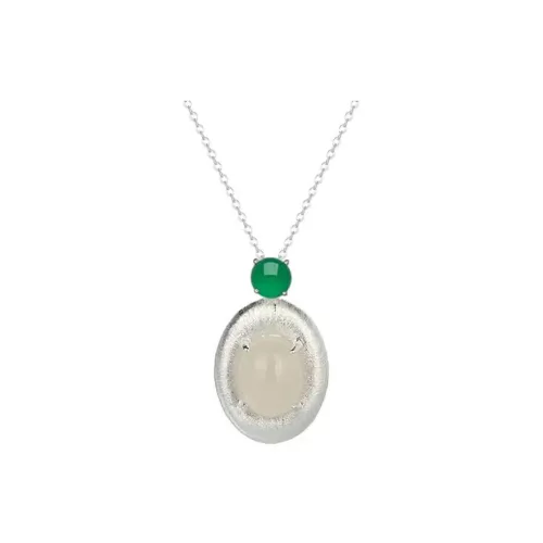 CARAT'S DIARY Water Foam Jade Necklaces Women's