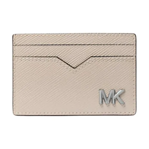 MICHAEL KORS Edison Scratch Resistant Crossgrain Leather Card Case